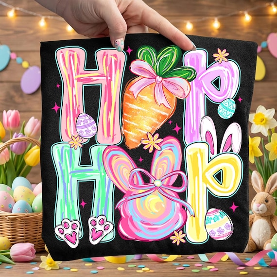 Preppy Hip Hop Easter Png, Coquette Bunny Png, Brushstroke Easter Bunny Png, Spring Sublimation Png, Girly Easter Png, Bunny Easter Png