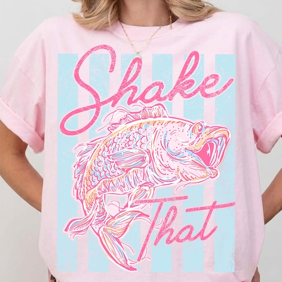 Shake That Png, Striped Bass Png, Funny Fishing Png, Retro Bass Png, Summer Fishing Png, Fishing Trip Png, Preppy Fishing Png, Fish Png