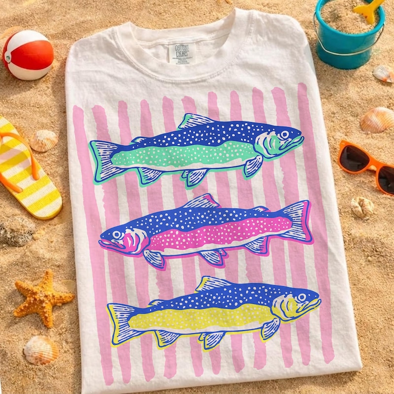 Stripe Fish Png - Etsy