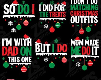 9+I Don't Do Matching Christmas Outfits PNG Bundle, Funny Family Christmas Png,Family Christmas Png, Christmas Crew Png,Family Christmas Png