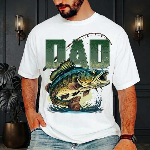 Retro Fishing Dad Png, Bass Fishing Dad Png, Dad Fishing Png, Fishing Pole Dad Png, Vintage Fishing Dad Png, Outdoor Dad Png, Fish Dad Png