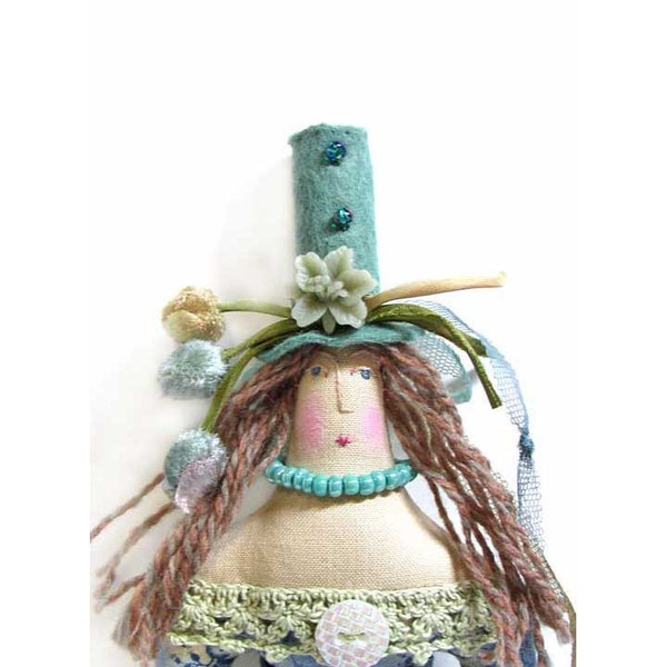 Folk Art Doll in a Tall Hat