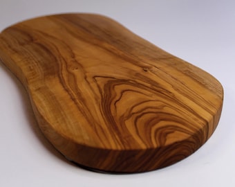 Handcrafted Olive Wood Personalized Cutting Board | Rustic Cheese Serving Board | Charcuterie Board | Housewarming Gift | Wood Tray