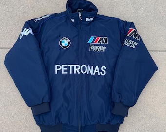 BMW Racing Jacket: Embroidered F1 Streetwear