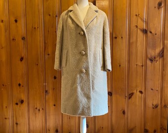 Llama French Vintage Coat in Midnight Blue With Chevron Pattern - Etsy