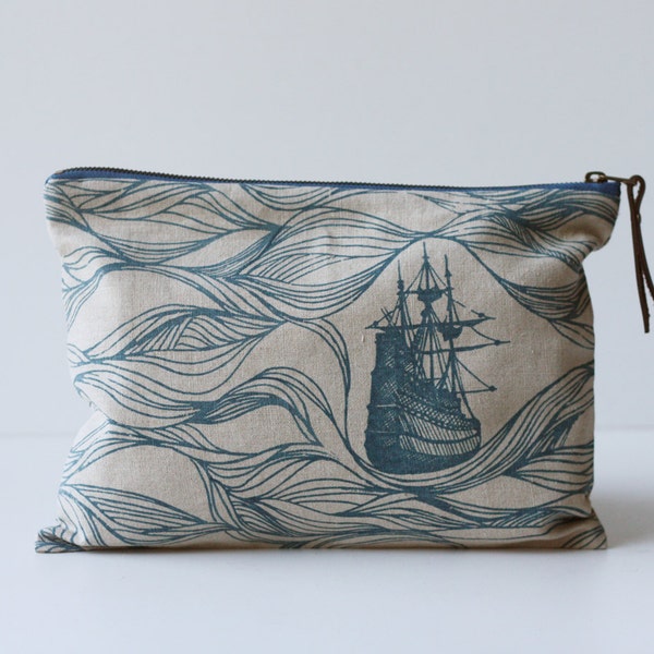 RESERVED FOR ELLA - Ships Large Pouch/Clutch