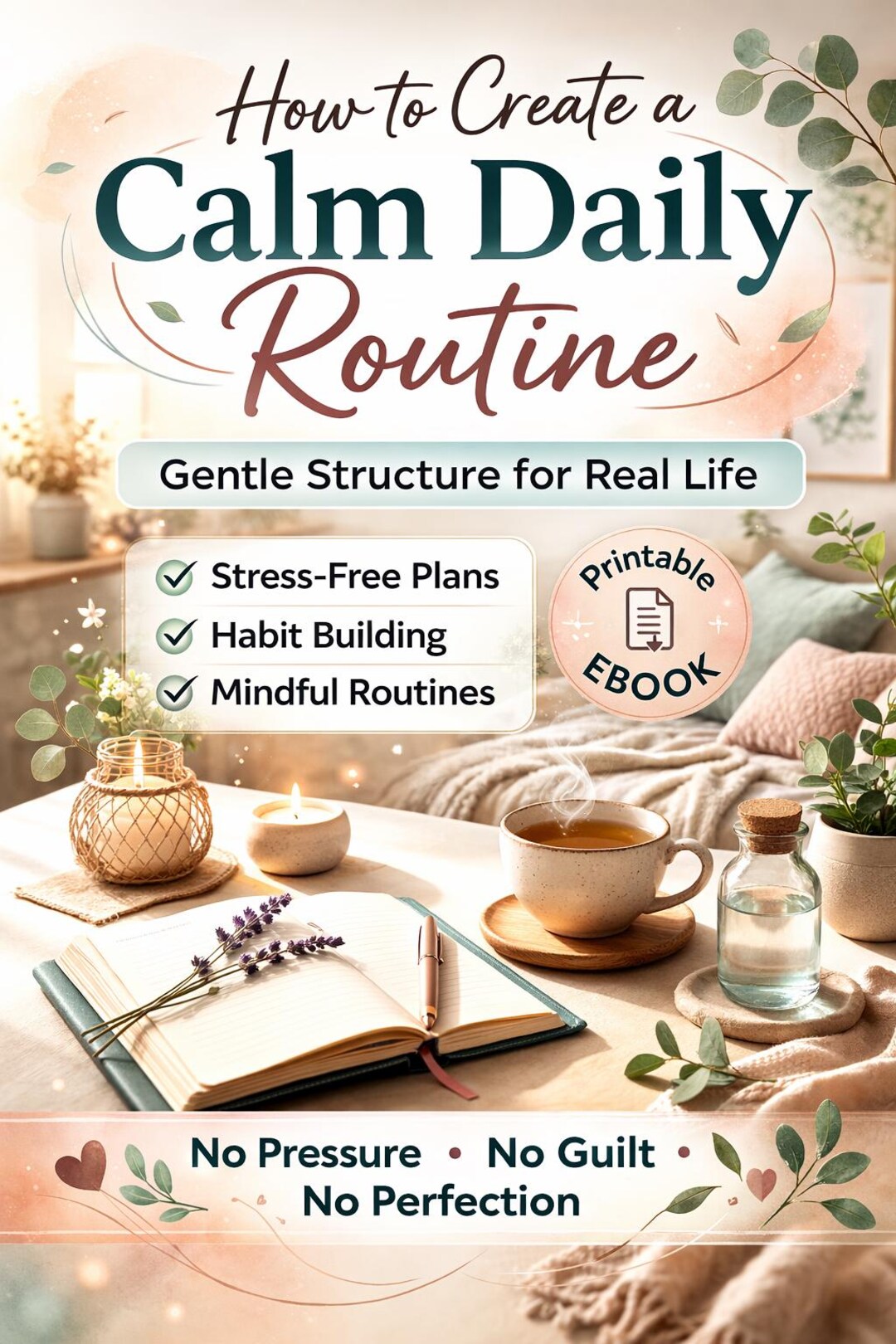 How to Create a Calm Daily Routine | Stress Free Routine Guide | Gentle ...