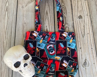 Horror Movie Inspired Tote Bag