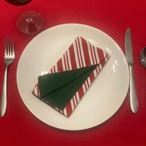 Reversible Holiday Napkins