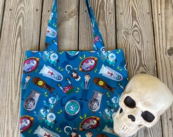 Haunted Mansion Inspired Tote Bag