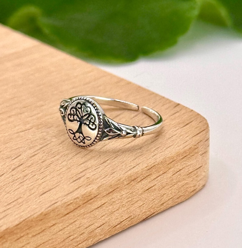 Sterling Silver 925 Celtic Roots Tree of Life Toe Ring • Celtic Jewelry ...