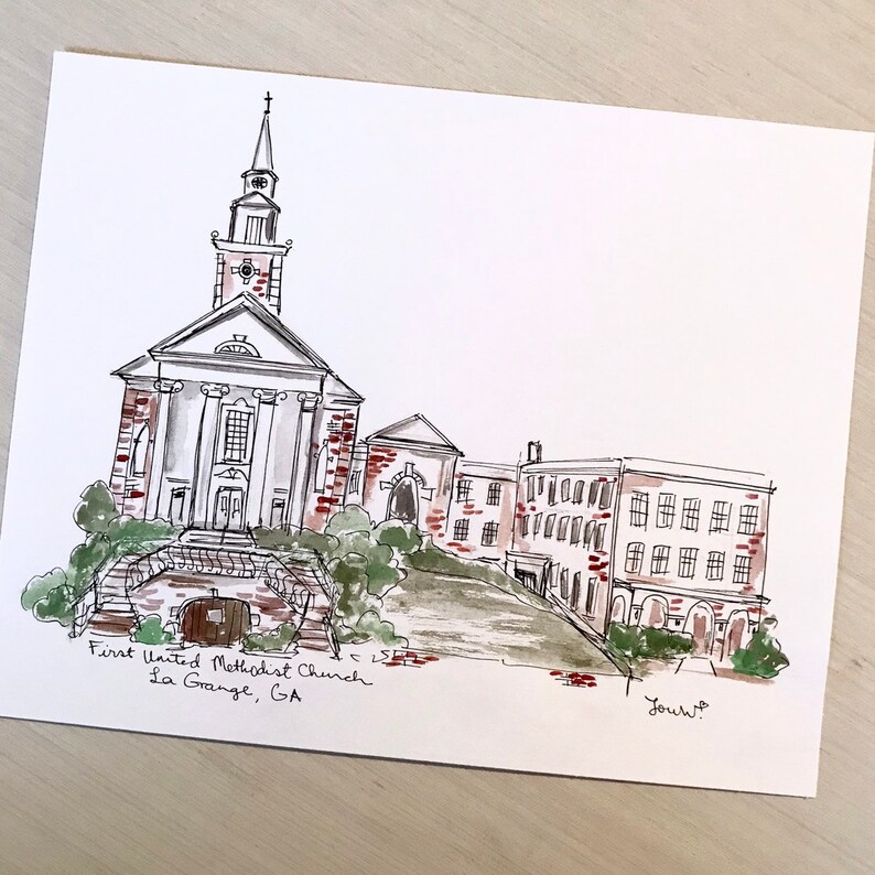Georgia Custom Gallery Wall Art First United Methodist Church LaGrange personalized wall decor
