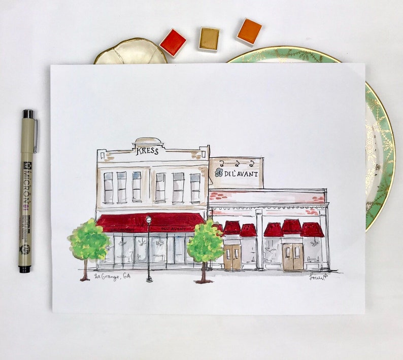 Custom Gallery Wall Art Custom architectural | Etsy