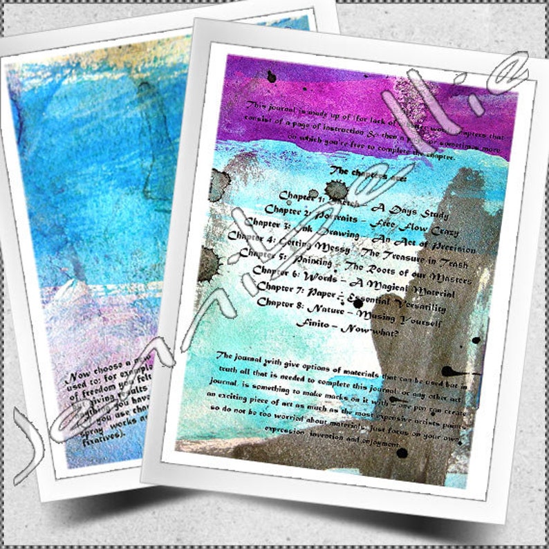Prompted Art Journal by Jennibellie Printable Version image 2