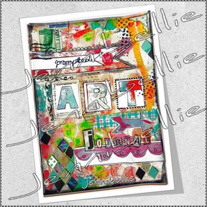 Prompted Art Journal by Jennibellie Printable Version image 1