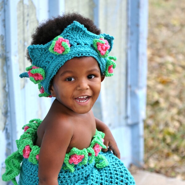 Crochet Princess Mermaid Play Outfit pdf 771