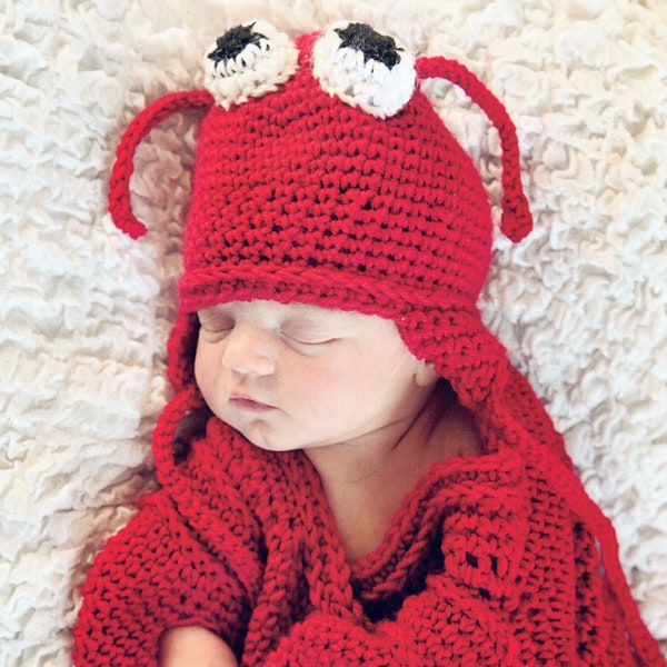SBC 010 Cappy the Cape Cod Lobstah Cocoon and Hat Set
