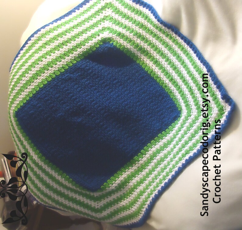 Crochet Baby Afghan digital crochet pattern pdf 707 image 1
