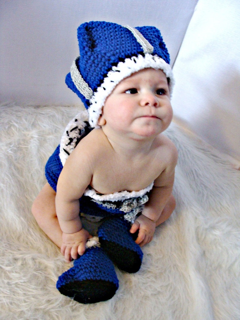 Little Prince Hat,Booties and Diaper Cover crochet pattern pdf 537 image 2