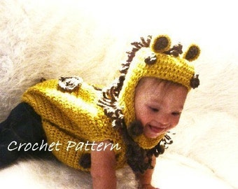 Toddler Giraffe Costume Crochet Pattern pdf 455