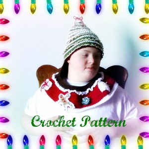 Christmas Tree Hat with Attached Tree Skirt Crochet pattern pdf 510 image 1