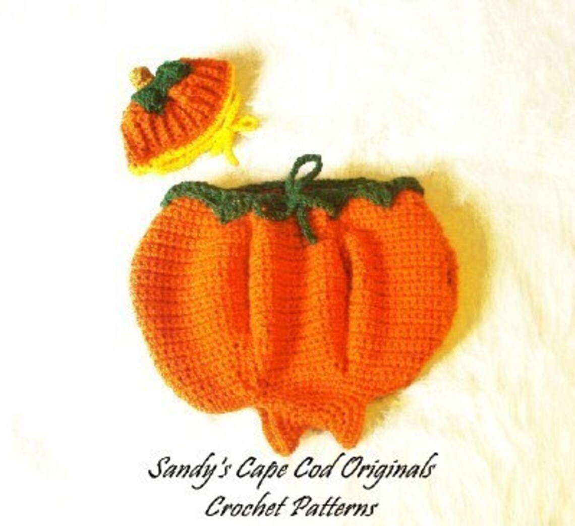 Baby Pumpkin Costume Crochet Pattern Pdf 474 Etsy UK