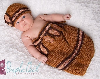 Cocoon and Beanie PDF Crochet Pattern 244 Great for Photo Props