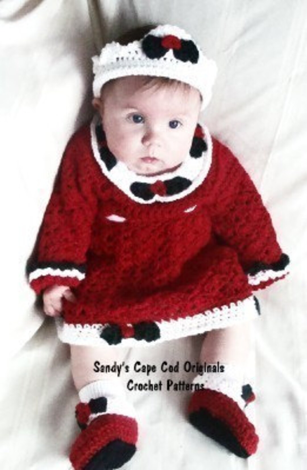 Christmas Baby Crochet Pattern for Princess Crown Dress and Etsy