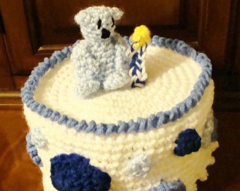 Baby 1st Birthday Hat Crochet Pattern pd493