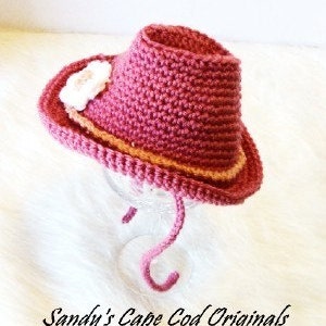 Cowboy or Cowgirl Baby Hat Crochet Pattern PDF 465 - Etsy