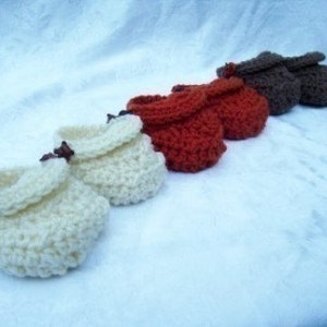 Mock Baby Sandal Booties PDF crochet pattern 287 instructional video included image 4