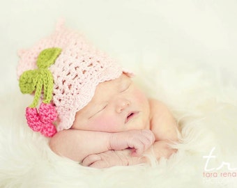 Pretty Kitty Cat Beanie Crochet Pattern Infant to Adults PDF 127