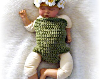 Daisy Beanie and Body Suit Crochet Pattern PDF 612