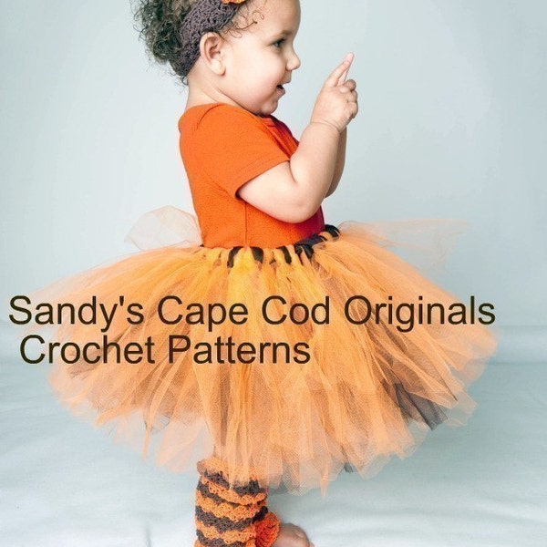 Cotton Legwarmers and Headband Crochet Pattern PDF 220