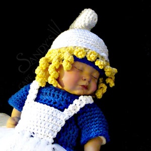 Little Gnomette Body Suit, Hat, and Leg Warmers Crochet Pattern PDF 621 image 3