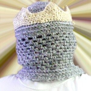 Renaissance Helmet Crown Crochet Pattern pdf647 teens to adults permission to sell image 3