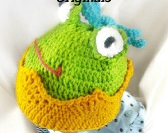 Prince or Princess Frog Crown Hats Crochet Pattern PDF 391 includes instructional videos