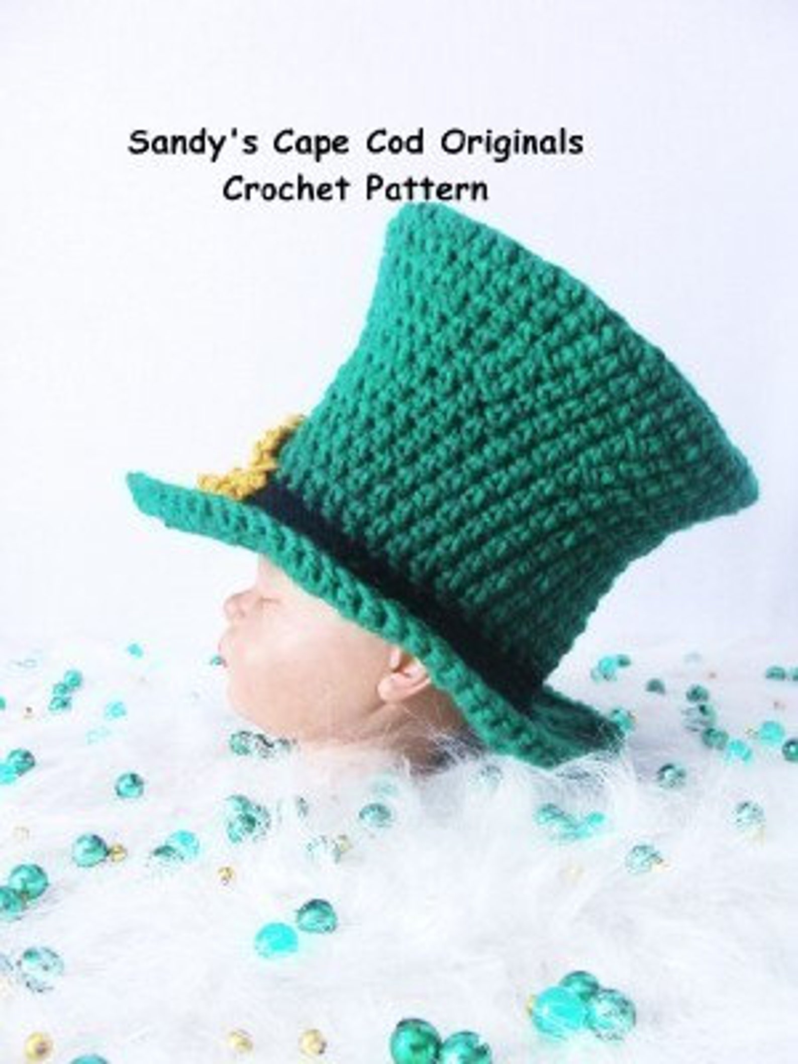 Toddler Leprechaun Hat Crochet Pattern PDF 379 Size 12months Etsy