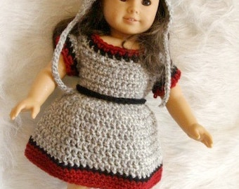 18in Sock Monkey Doll Set fits American Girl Doll Crochet Pattern pdf541