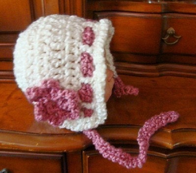Quick and Easy Baby Bonnet Crochet Pattern PDF 440