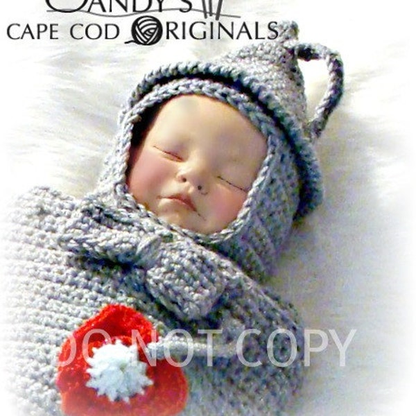 Tinman Cocoon and Hat Crochet Pattern pdf589