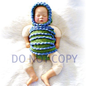 Hydrangea Bonnet and Body Suit Photo Prop Set Crochet Pattern PDF 611 image 3