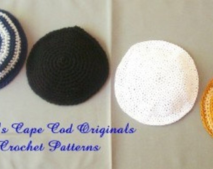 Kippah or Yarmulke Crochet Pattern Pdf 417 Etsy