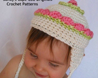 Fairy Maryjane Booties and Hat PDF 102A Crochet Pattern