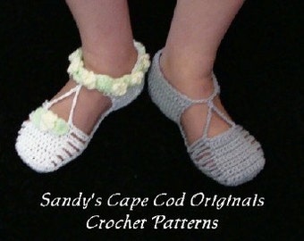Summer Slippers Crochet Pattern pdf 432