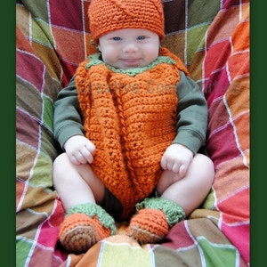Crochet Baby Pumpkin Costume Digital Crochet Pattern pdf710 image 3