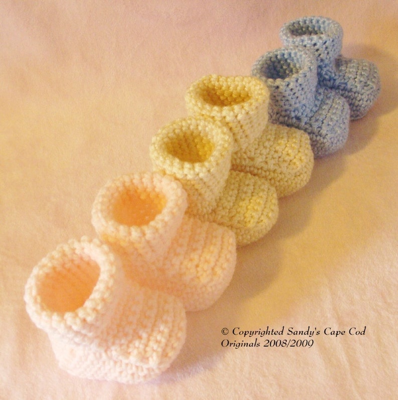 Baby Booties Crochet Pattern PDF 106 Etsy