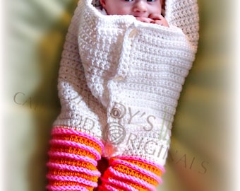 Almost Hatched Cocoon pdf 660 digital crochet pattern permission to sell