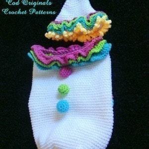 Infant Clown Cocoon and Hat Crochet Pattern pdf 412 image 2
