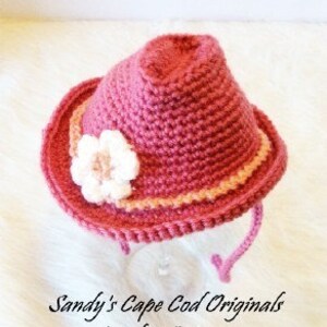 Cowboy or Cowgirl Baby Hat Crochet Pattern PDF 465 - Etsy